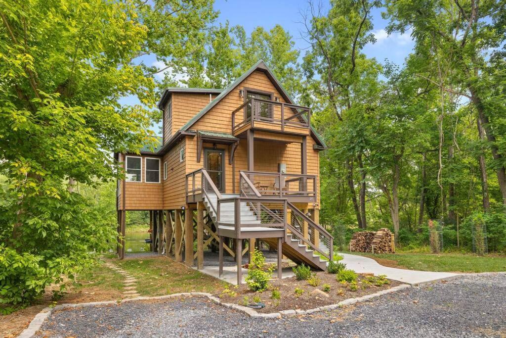 Riverside Oasis With Stunning Views, Cozy Firepit! Luray Bagian luar foto